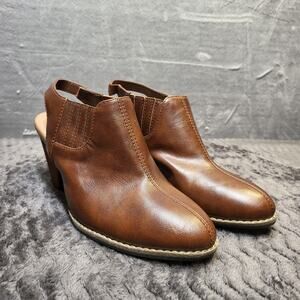 Dr Scholls Shoes Womens Size 8 Clout True Comfort Block Heel Casual Booties